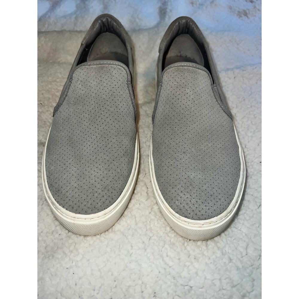 Ugg Jass Gray Sneaker Suede Slip On -  Size 7.5